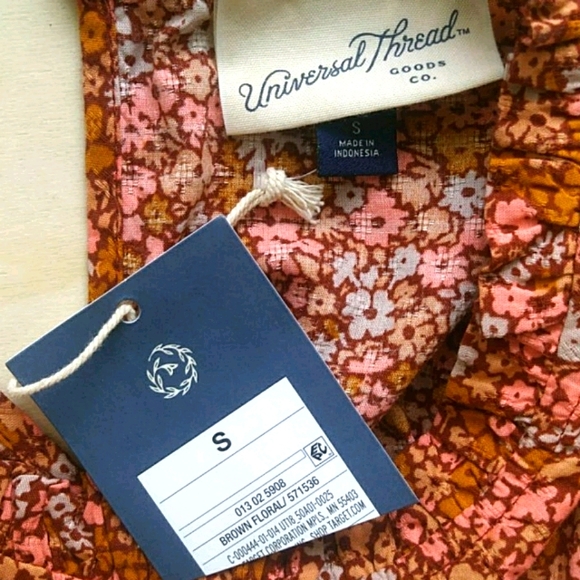 Retro Style Floral Long Sleeve Blouse - Picture 4 of 6